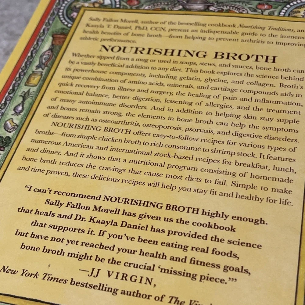 Nourishing Broth Cookbook An Old Fashioned Remedy for Modern World Fallon Morell